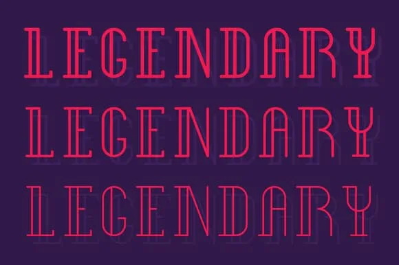 Legendary Type Font