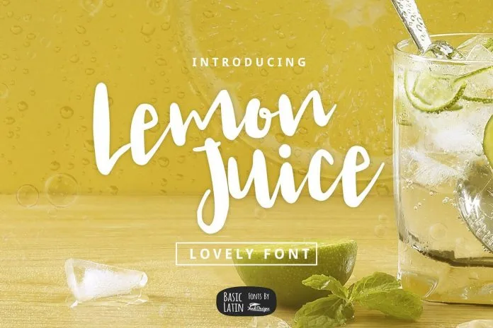 Lemon Juice Script Font
