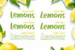 Lemons Bright Font