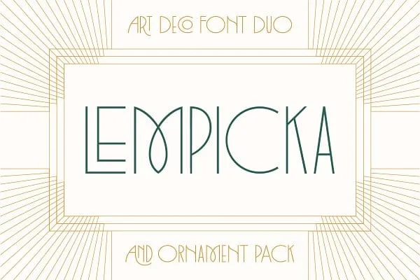 Lempicka Font Family