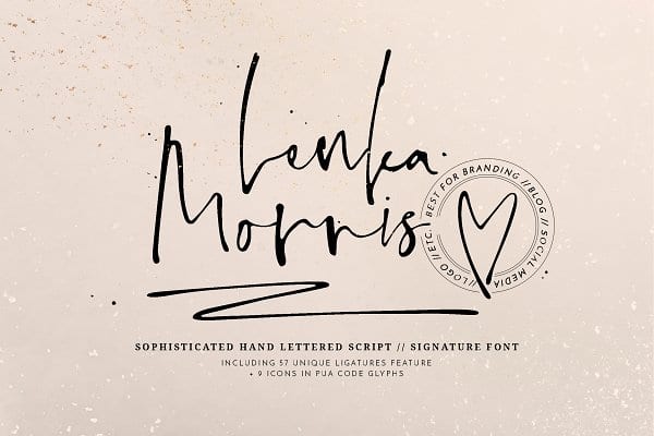 Lenka Morris Font