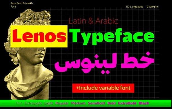 Lenos Arabic Font
