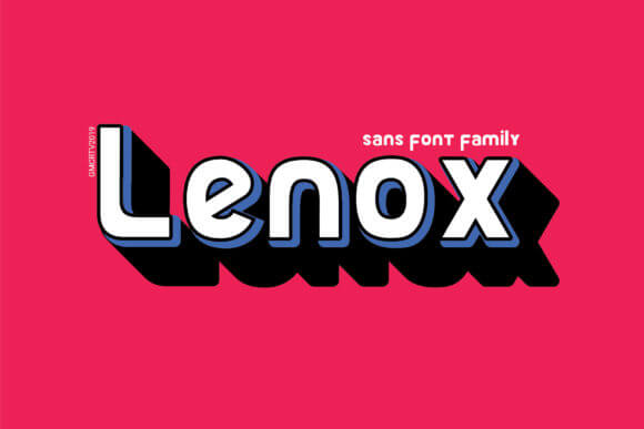 Lenox Font