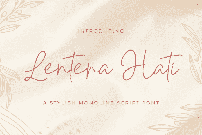 Lentera Hati - Handwritten Font