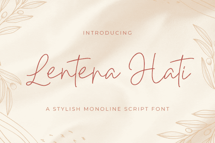 Lentera Hati - Handwritten Font