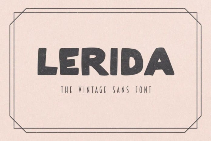 Lerida - The Vintage Sans Font