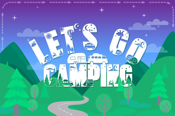 Let's Go Camping Font