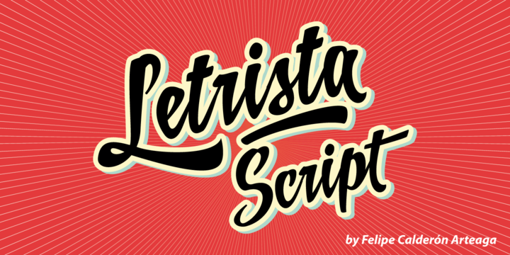 Letrista Script Font Family