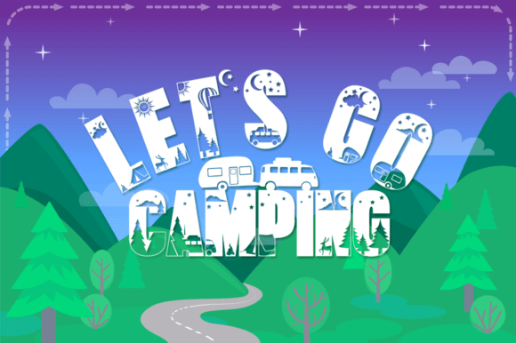 Let’s Go Camping Font