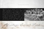 Letter Lisa - Vintage Script Font
