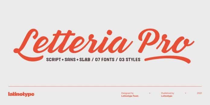 Letteria Pro Font Family