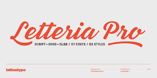 Letteria Pro Font