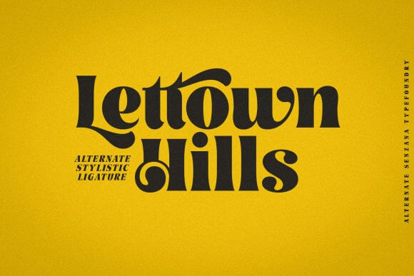 Lettown Hills Font