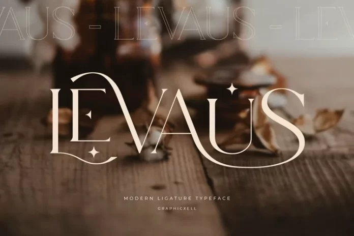 Levaus Ligature Typeface Font