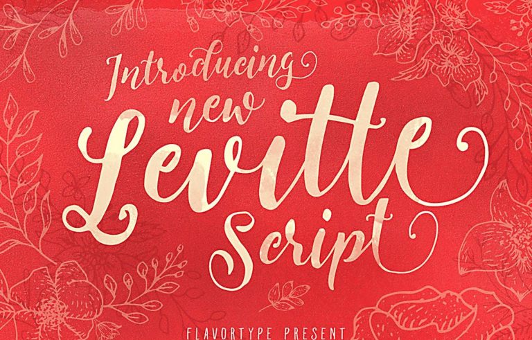 Levitte Script Font Free Download