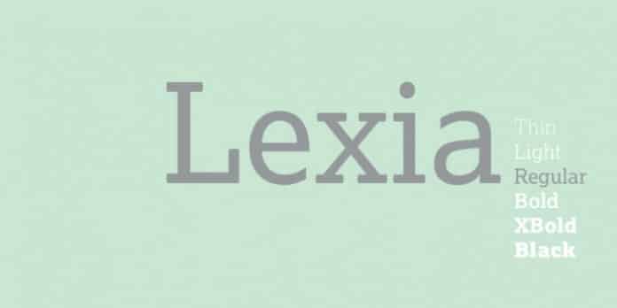 Lexia Font