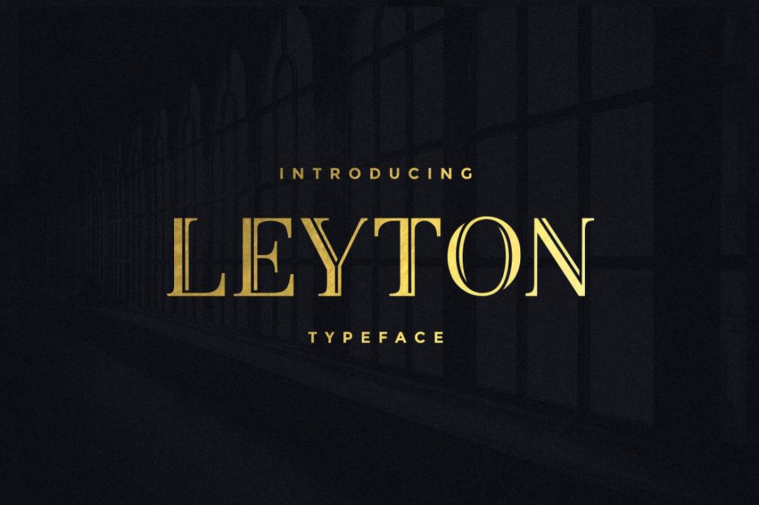 Leyton Typeface Font