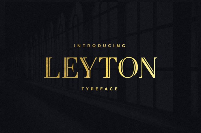 Leyton Typeface Font