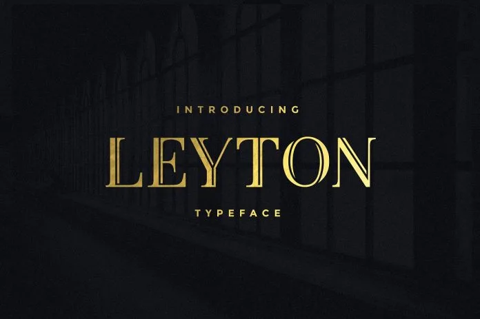 Leyton Typeface Font