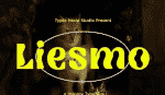 Liesmo - Psychedelic Black Display Sans Font