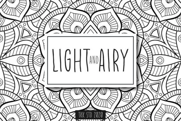 Light And Airy Font