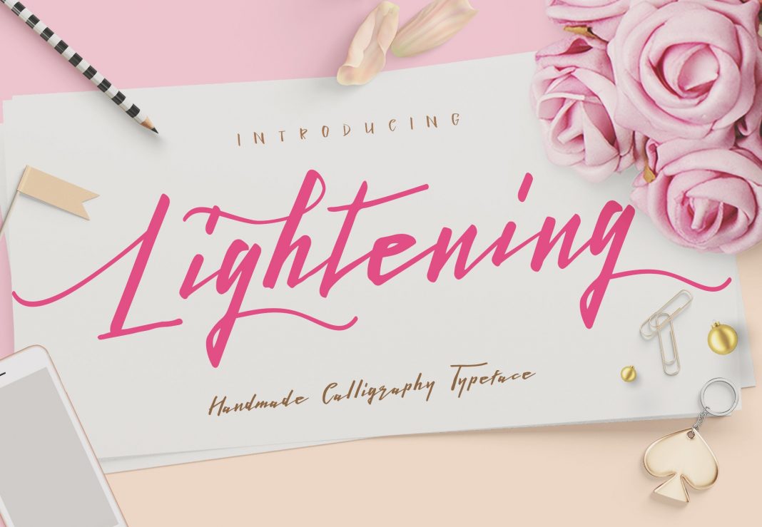 Lightening Script - Font Duo