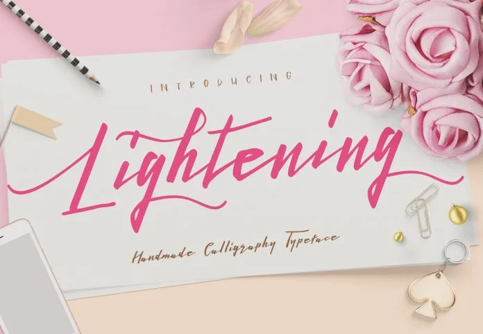 Lightening Script - Font Duo