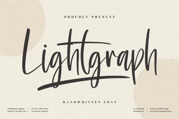 Lightgraph Font