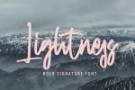 Lightness - Bold Signature Font