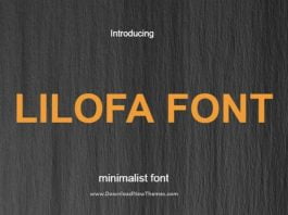 Lilofa Font