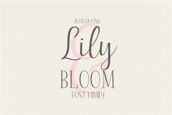 Lily & Bloom Font