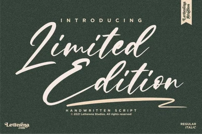 Limited Edition Signature Script