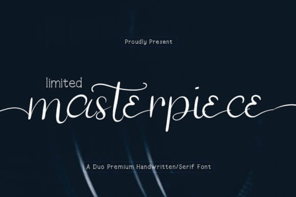Limited Masterpiece Font