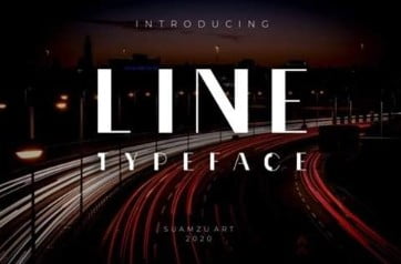 Line Font