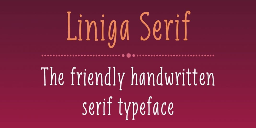 Liniga Serif Font