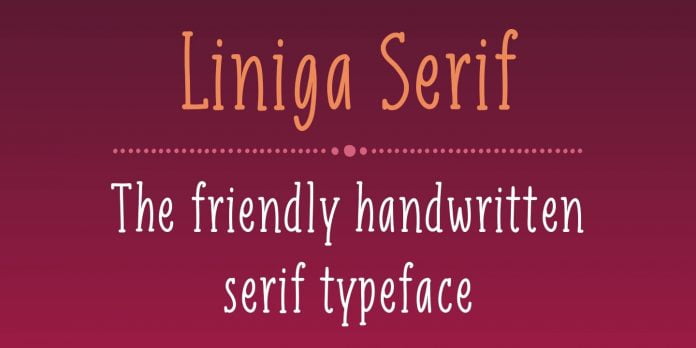 Liniga Serif Font
