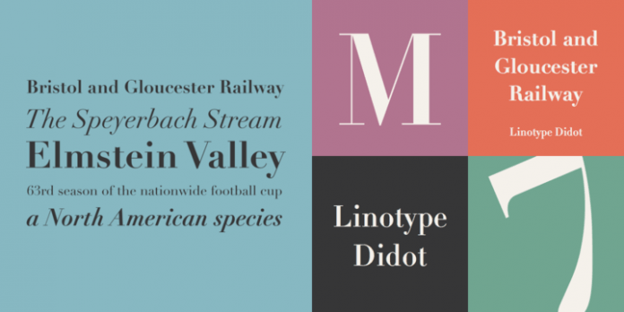 Linotype Didot Font Family
