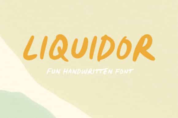 Liquidor Font
