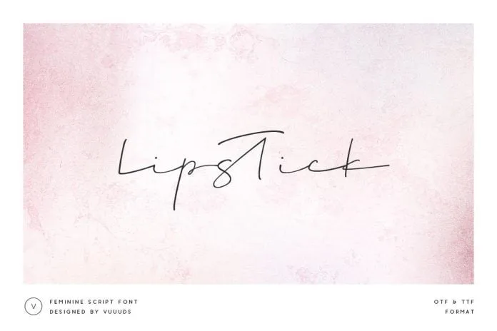 Lisptick Font