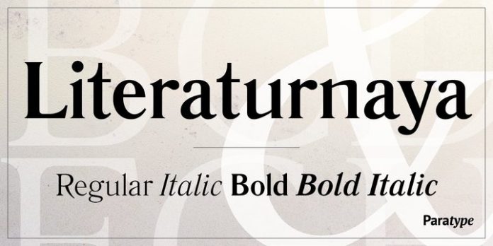 Literaturnaya Font