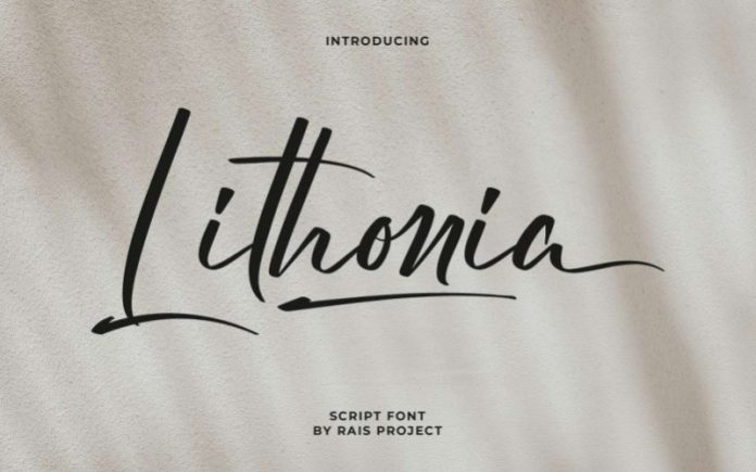 Lithonia Calligraphy Font