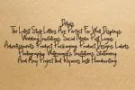 Little Finger Font