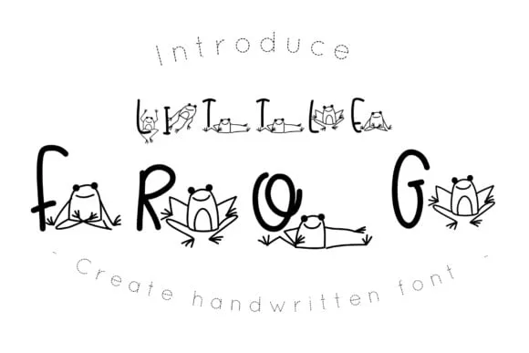 Little Frog Font