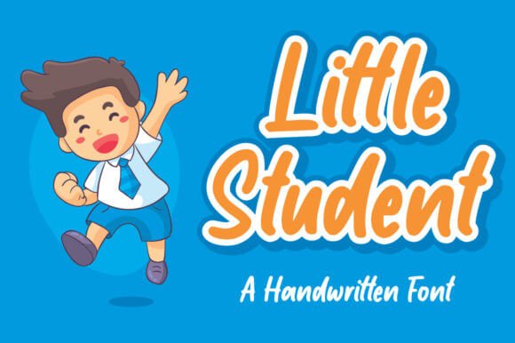 Little Student font