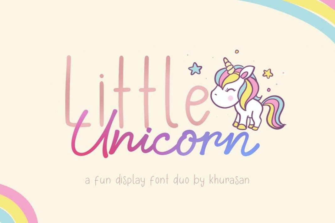 Little Unicorn Font Duo