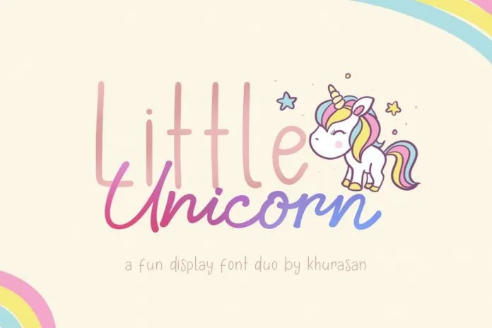 Little Unicorn Font Duo
