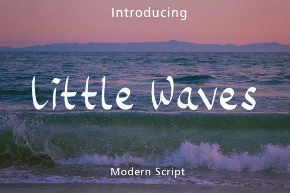 Little Waves Font