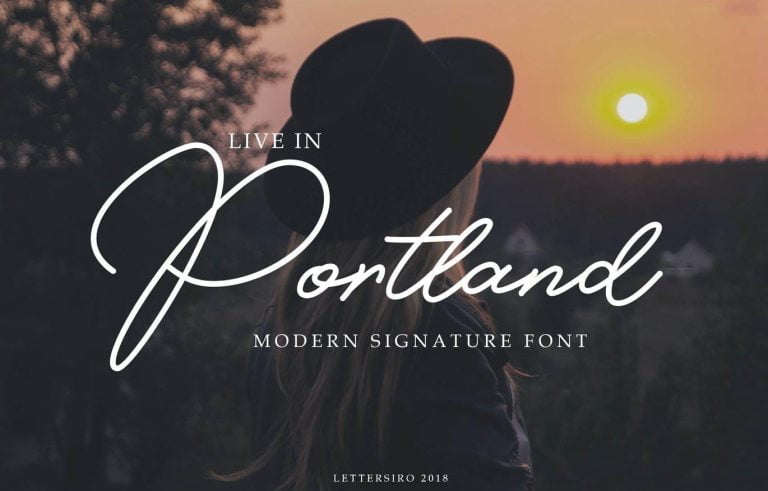 Live in Portland Font Free Download