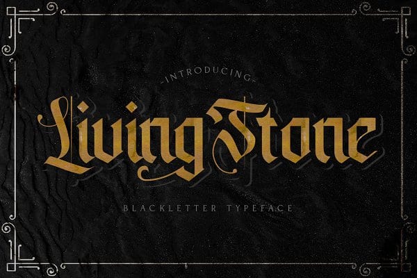 Livingstone - Blackletter Font