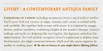 Livory Font Family